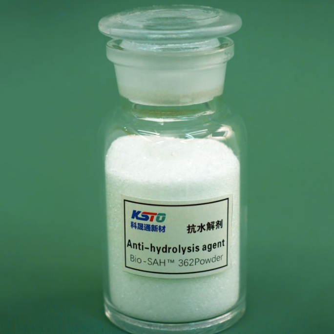 ผงประสิทธิภาพสูงผลึกสีเหลืองอ่อนสารป้องกันการไฮโดรไลซิสในพื้นที่การใช้งานใน PA